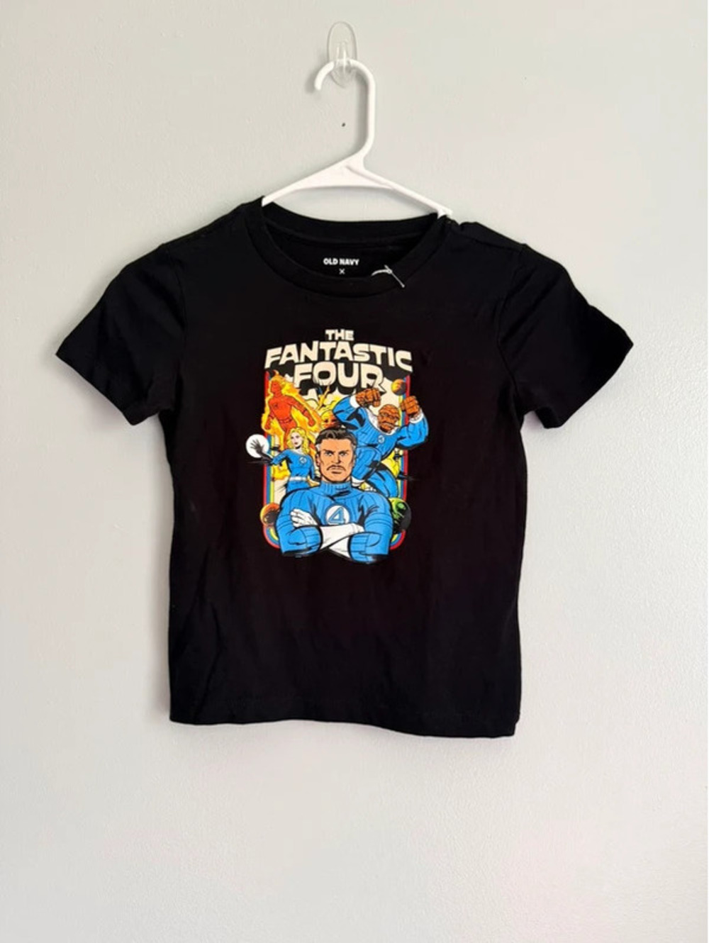 Old Navy Marvel Fantastic Four Tee XS Boys NWT